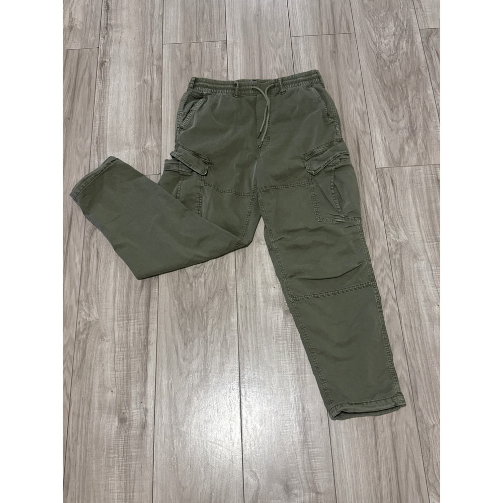 American Eagle Next Level Flex Cargo Pants Mens Small Olive Green Joggers S